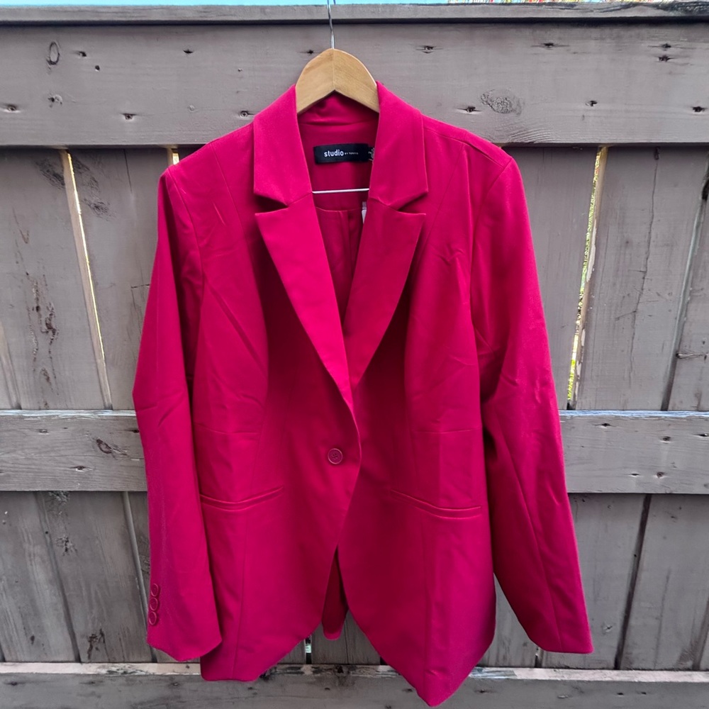 torrid Red Single-Button Tailored Blazer NWT - image 2